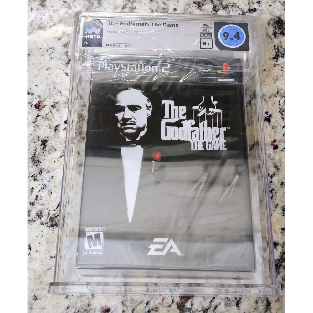 Godfather The Game Black Label Playstation PS2 ‎ New Sealed WATA Grade 9.4 B+